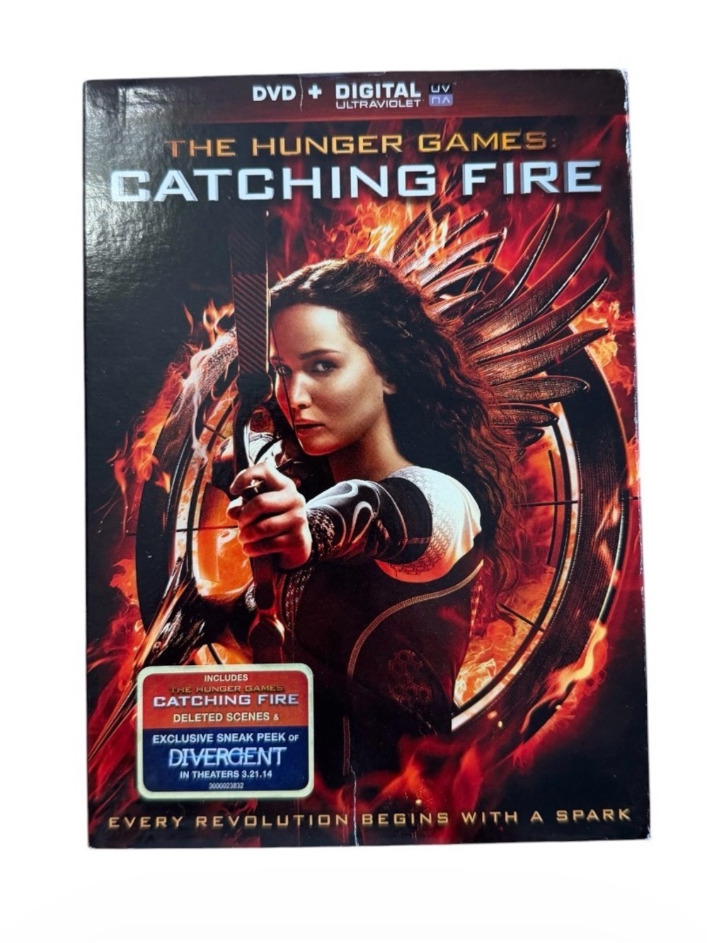 The Hunger Games: Catching Fire (DVD, 2013) Widescreen Edition with Slipcover